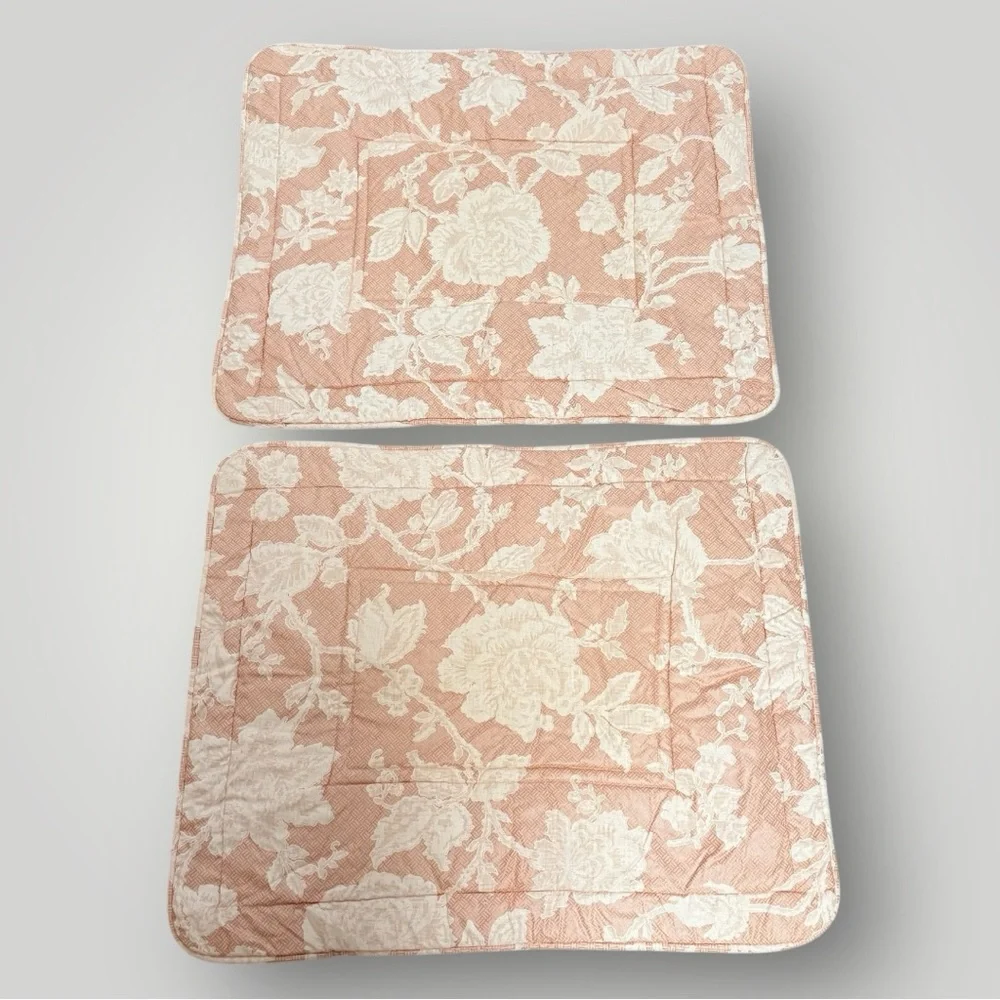 CROSCILL Rare Vintage Queen Comforter 4 -Piece Set‎ Pink Cream
